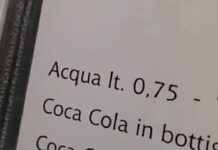 Menù bibite
