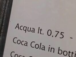 Menù bibite