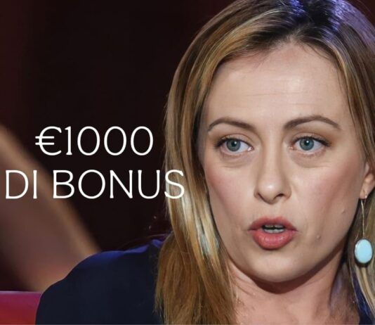 1000 euro di bonus