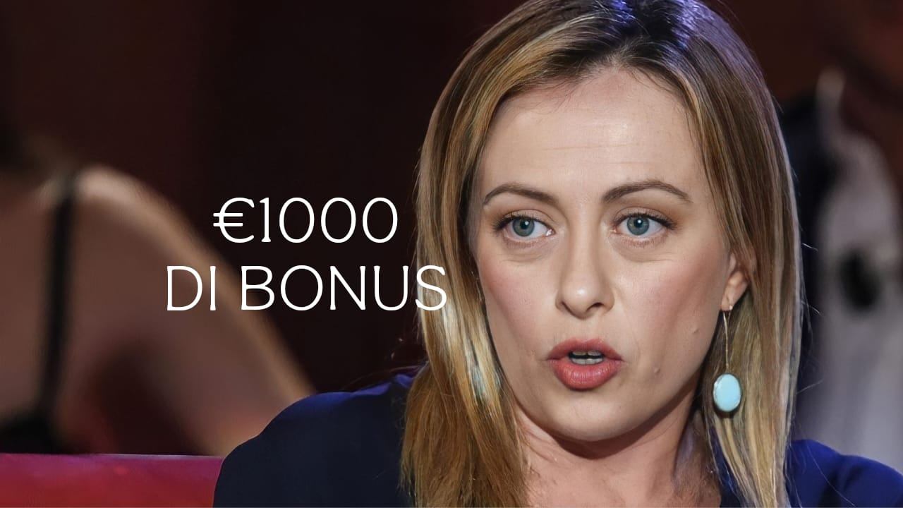 1000 euro di bonus