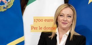 1700 euro per le donne