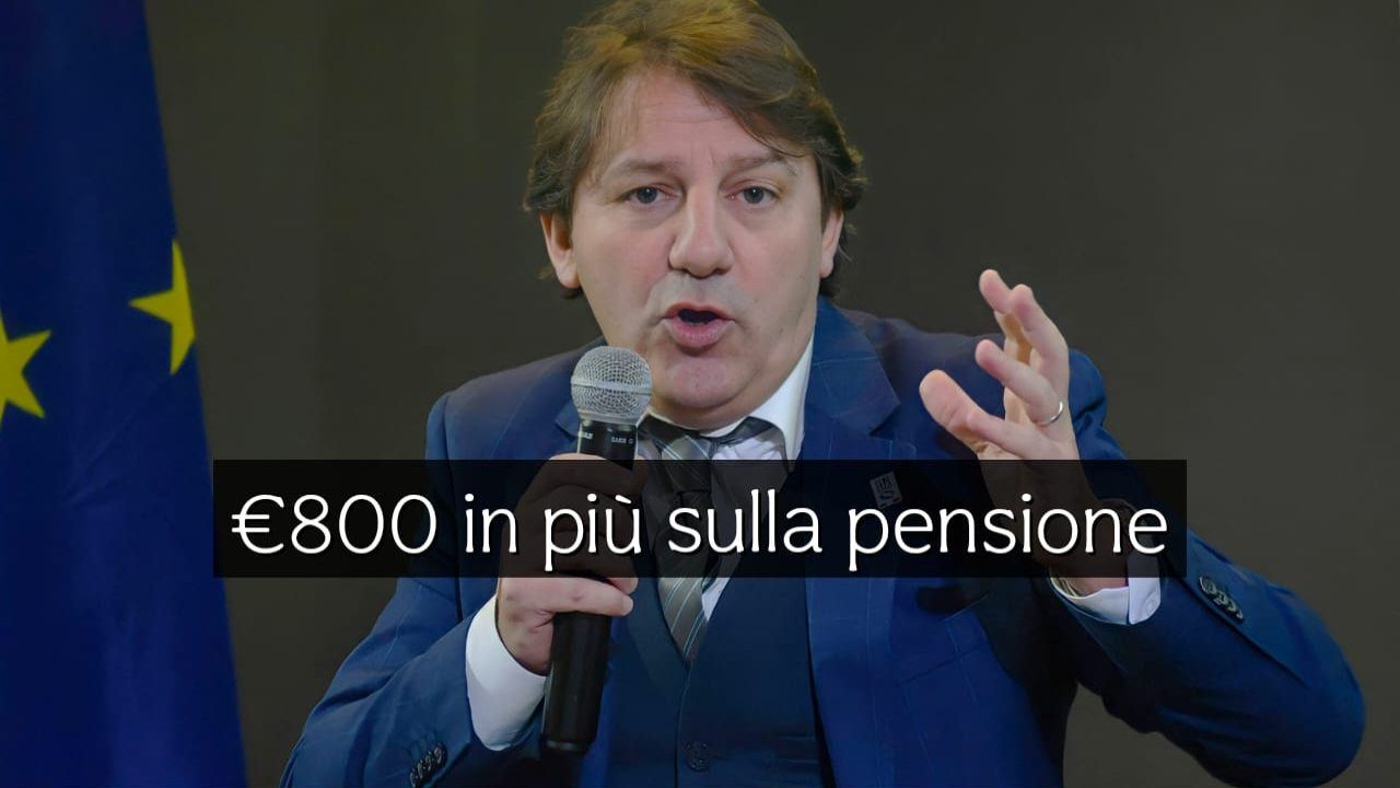 800 euro sulla pensione