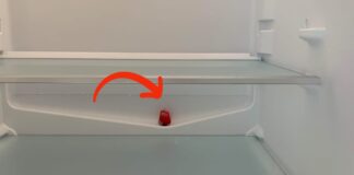 Pulsante nascosto frigorifero