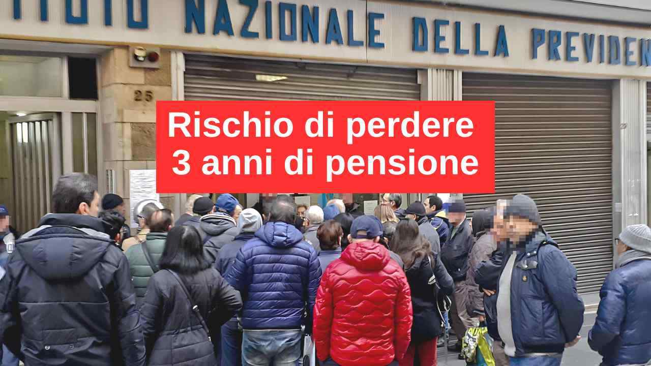 Perdere tre anni di Pensione