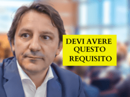 Devi avere questo requisito