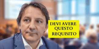 Devi avere questo requisito