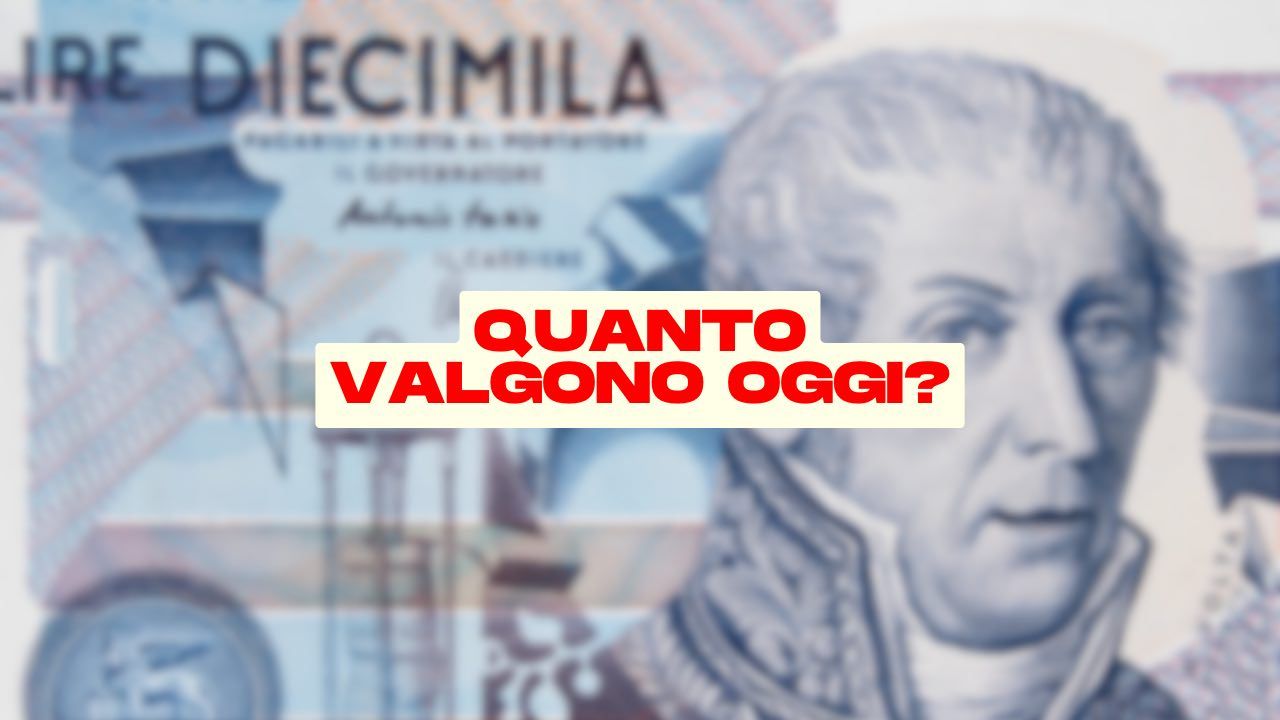 10 mila lire Alessandro Volta