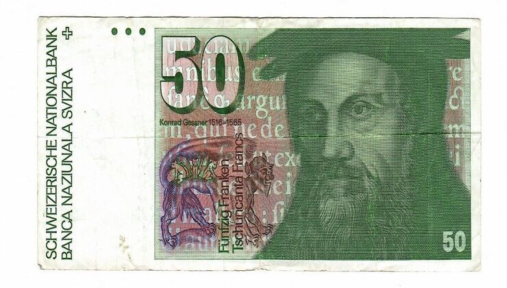 50 franchi svizzeri del 1914