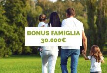 Bonus famiglia