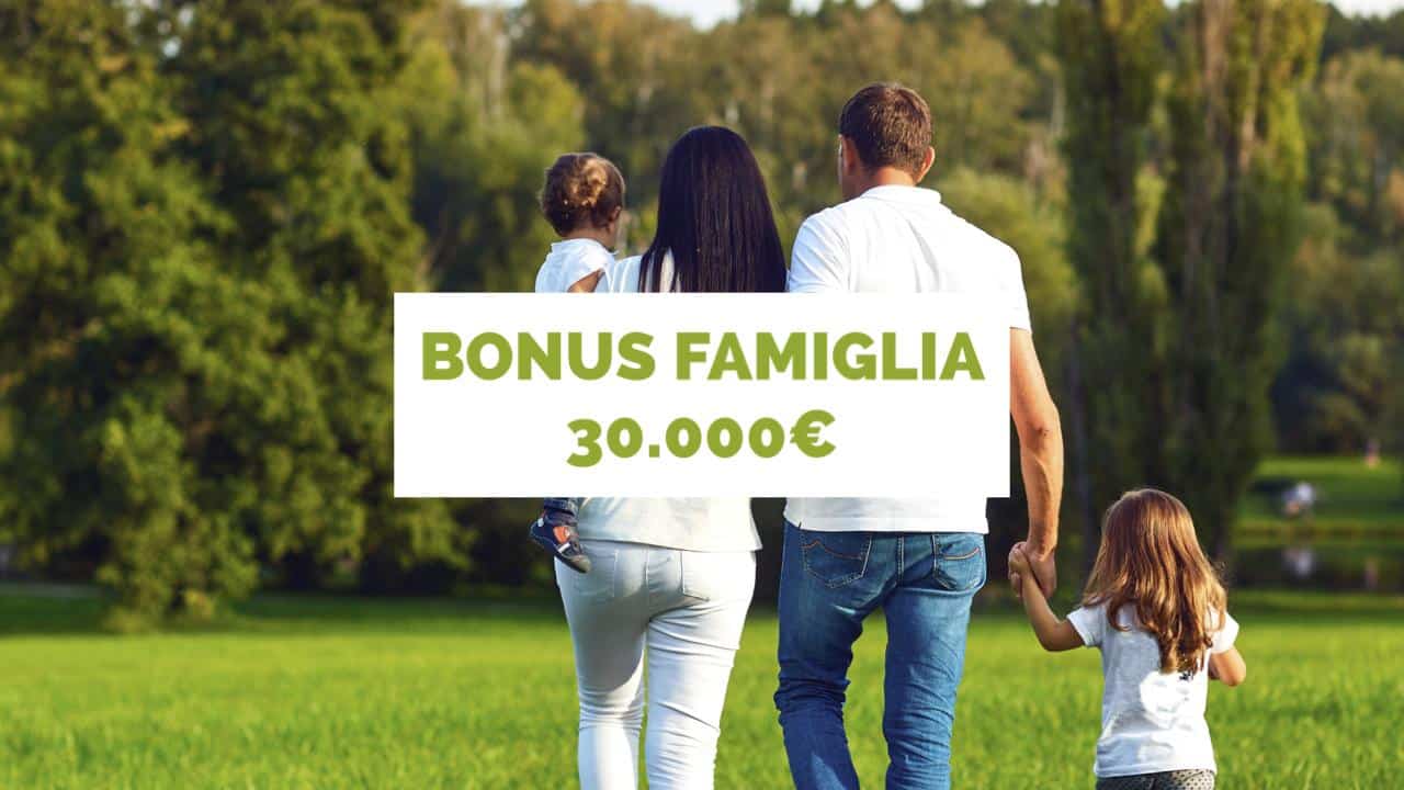 Photo of The family bonus is 30,000 euros, what are its components and how can it be obtained: Requirements