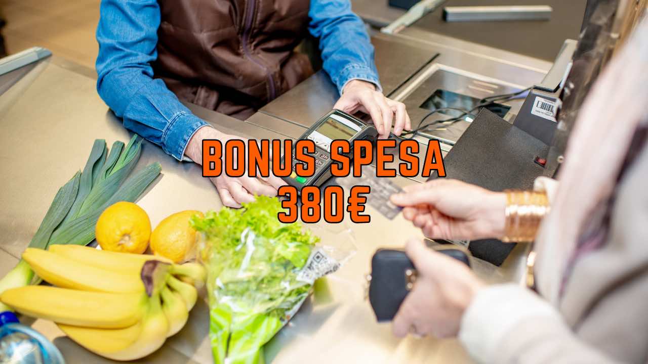 Bonus spesa 380 euro