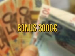 Bonus 3000 euro