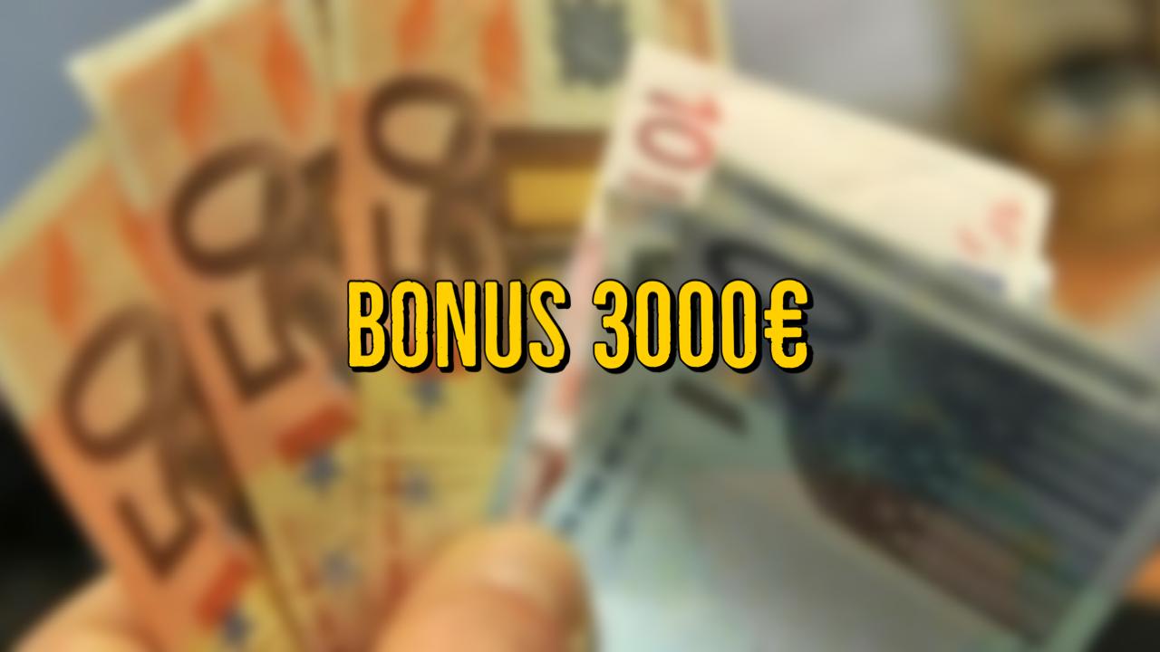 Bonus 3000 euro