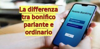 Differenza bonifico parlante e ordinario