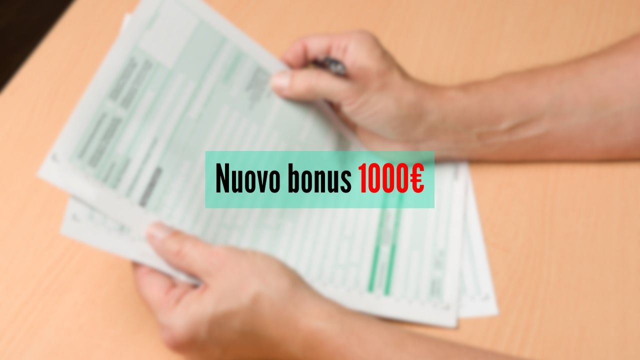 Nuovo bonus 1000 euro