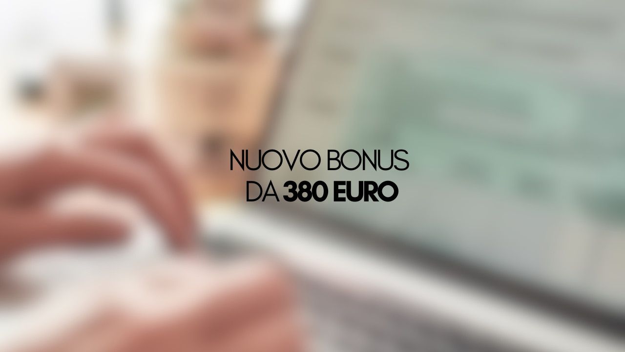 nuovo bonus 380 euro