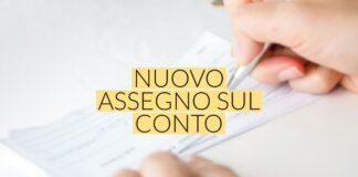 Assegno conto corrente