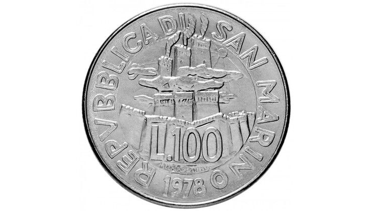 Lira di San Marino dal valore di 12 mila euro