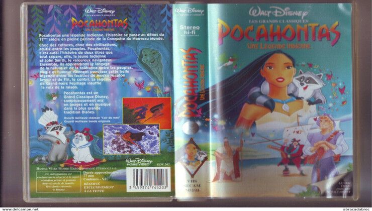 Videocassetta Pocahontas