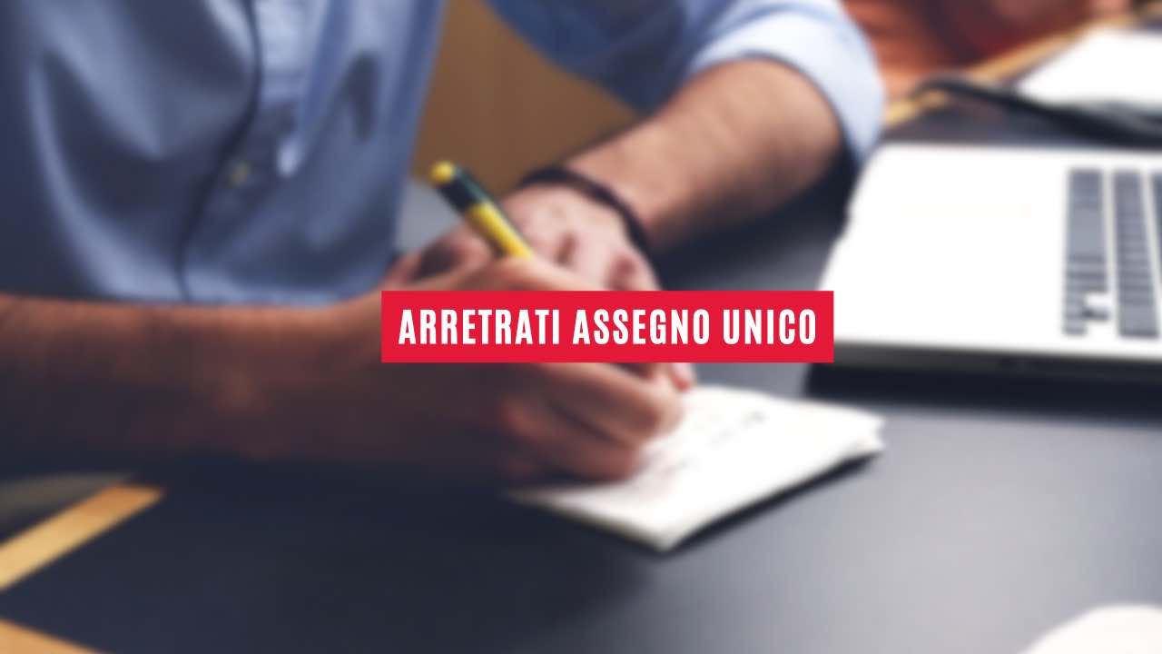 arretrati assegno unico