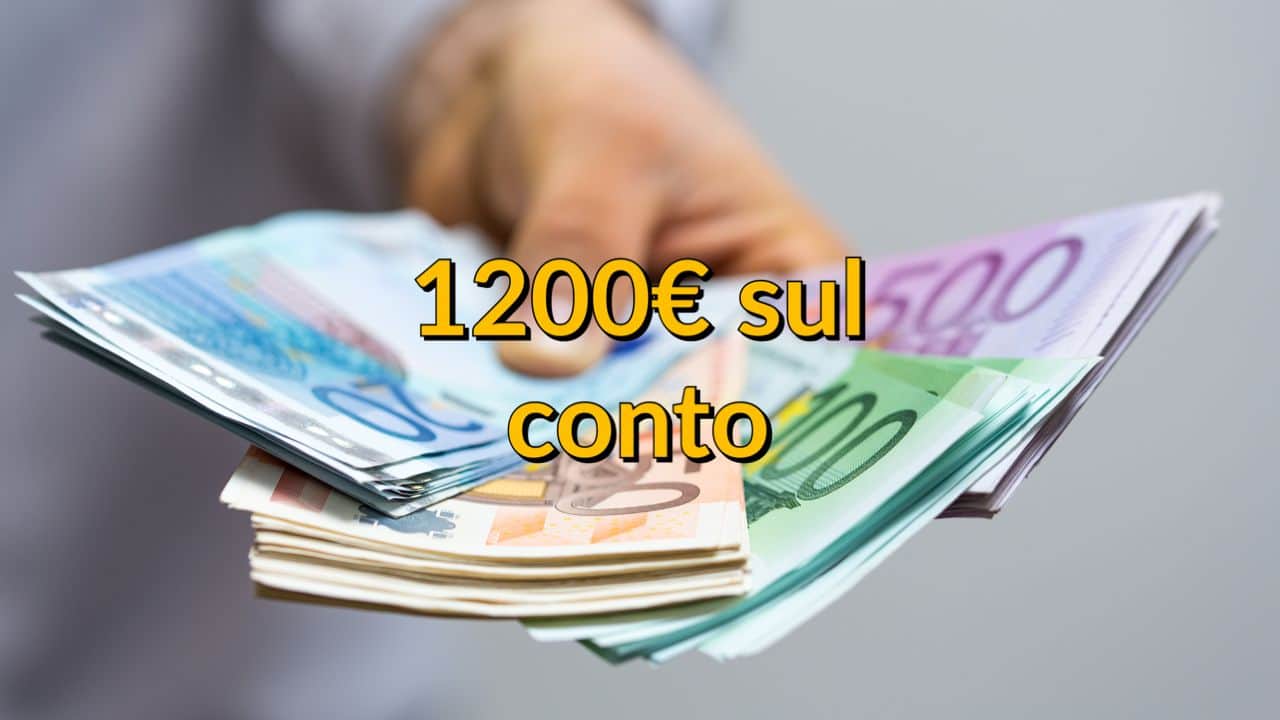 1200 euros in the account of those lucky Italians who will receive it in a few hours