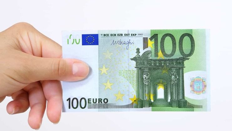 100 euro di aumento