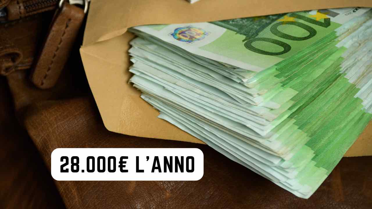 28.000 euro l'anno