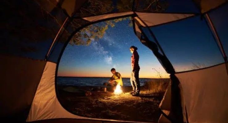 E' legale dormire in spiaggia in una tenda