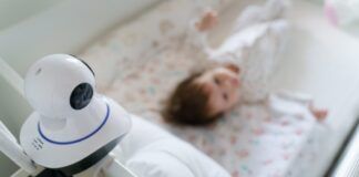 Telecamera con bambino