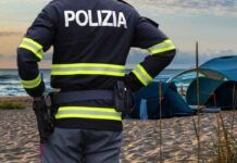 Tenda in spiaggia