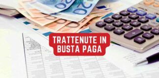 Trattenute in busta paga