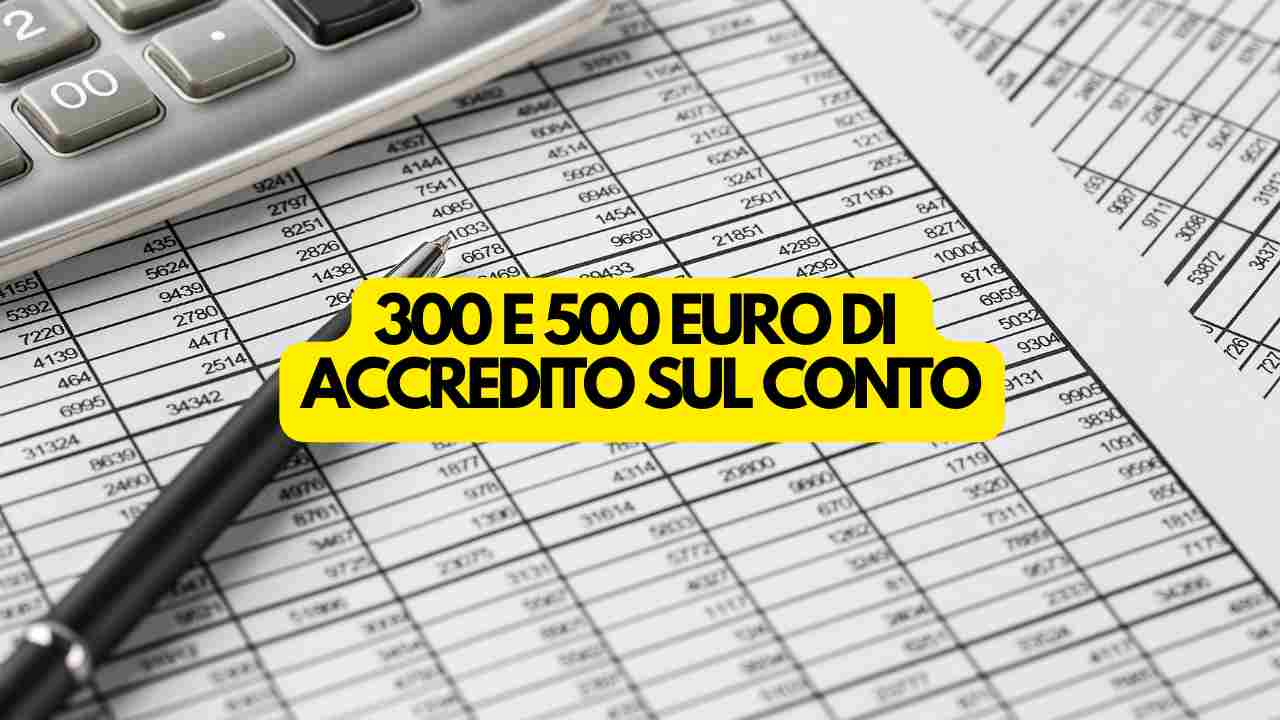 accredito sul conto