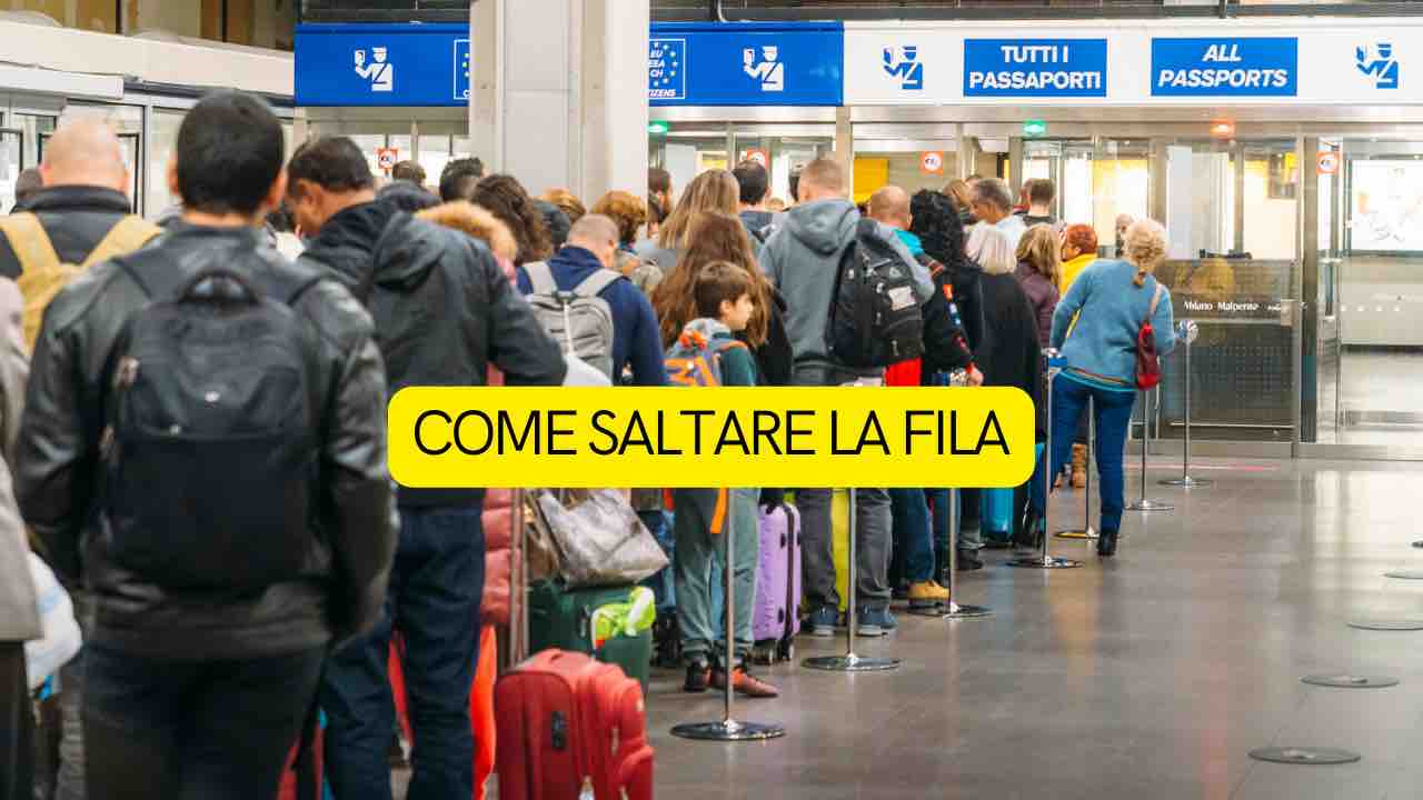 fila in aeroporto