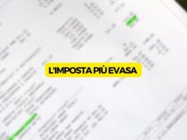 foglio con imposta