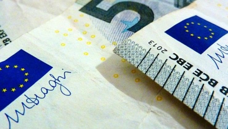 valore banconota da 5 euro sbagliata