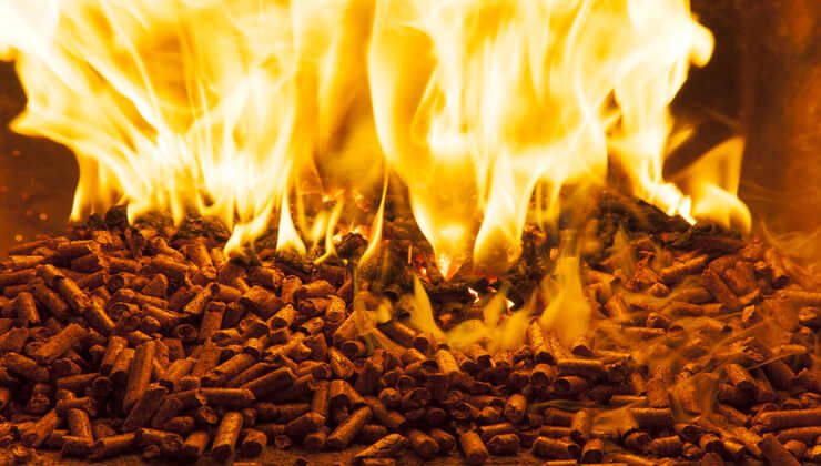 Combustione pellet