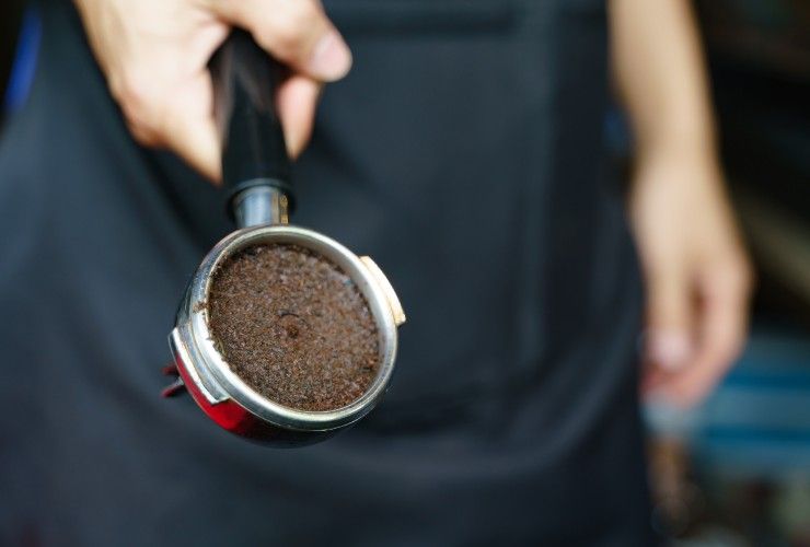 Fondi di caffè esausti