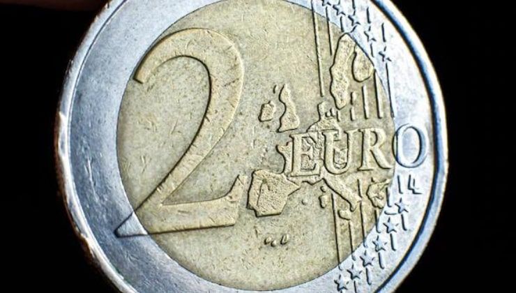 Moneta da 2 euro rara