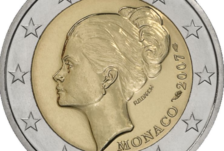 Moneta 2 euro Principato di Monaco