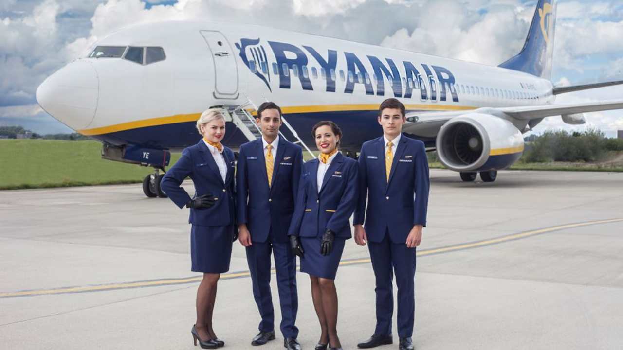 Lavorare come assistenti di volo Ryanair