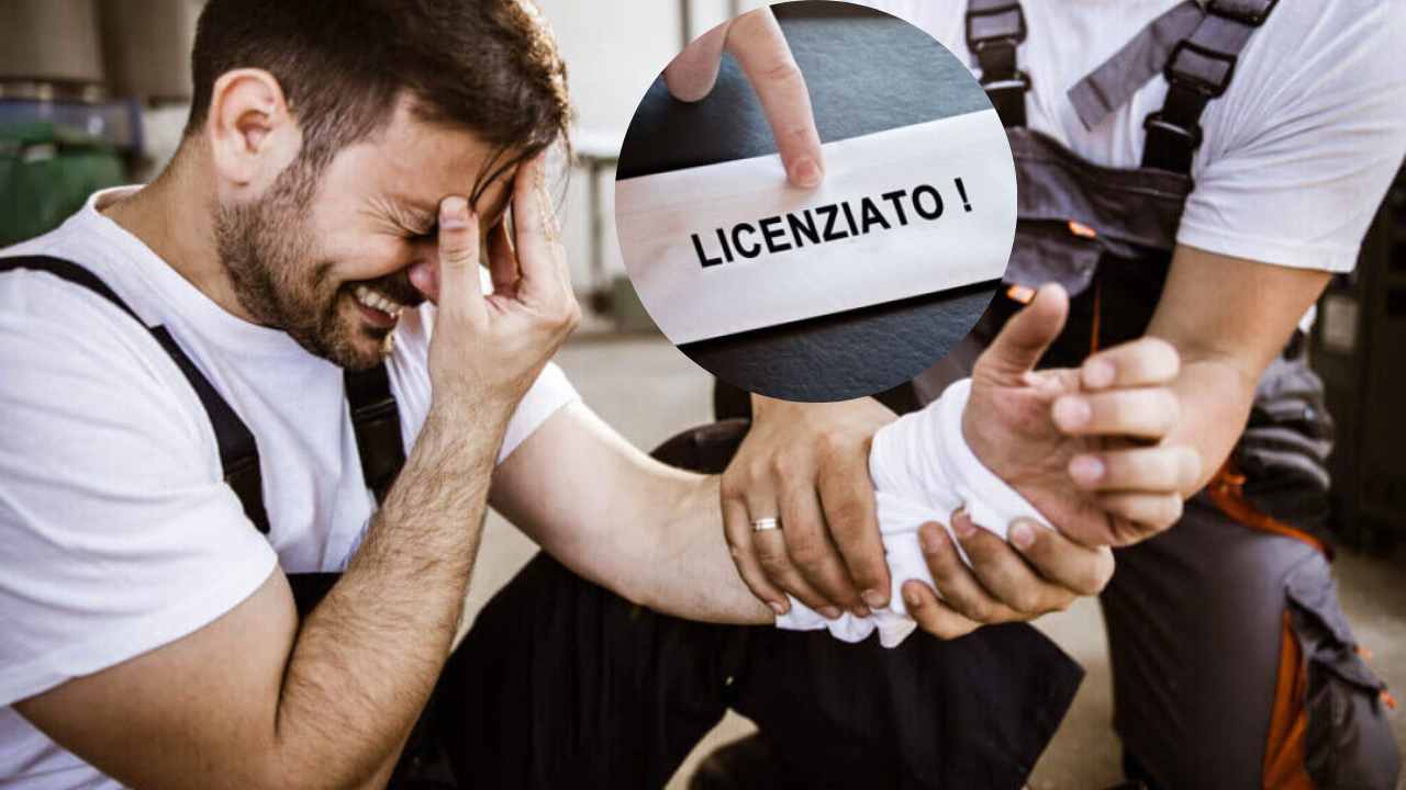 Licenziato dopo infortunio