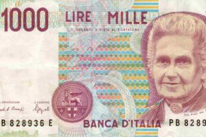 Banconota mille lire