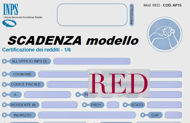 Modello Red scadenza